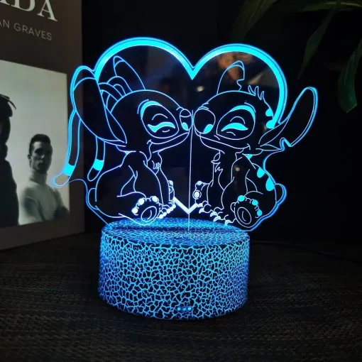 Lampe Stitch et Angel