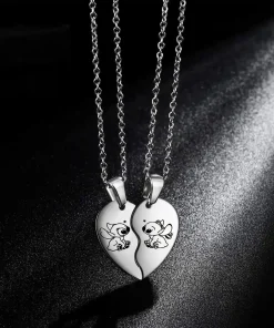 Collier d'Amitié Stitch et Angel