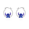 Boucles d'Oreille Stitch Argent