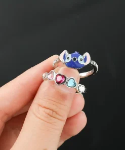 Bague Stitch Bleu