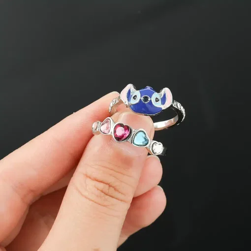 Bague Stitch Bleu