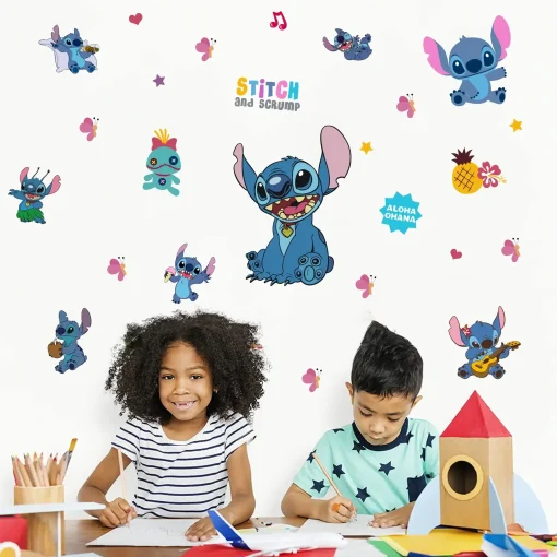 Stickers Muraux Stitch