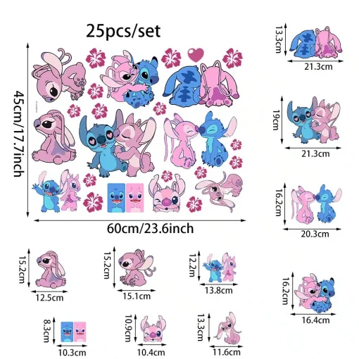 Stickers Muraux Stitch