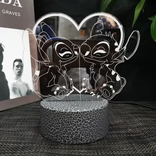 Lampe Stitch et Angel
