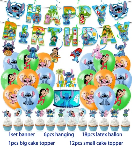 Kit Anniversaire Lilo et Stitch