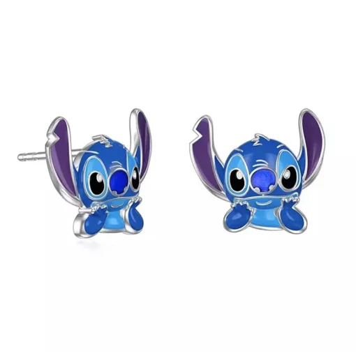 Boucles d'Oreille Stitch Kawai