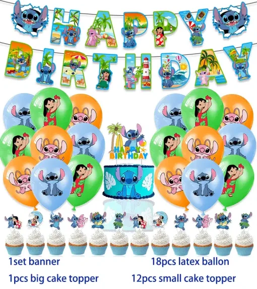 Kit Anniversaire Lilo et Stitch