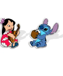 Boucles d'Oreilles Lilo et Stitch