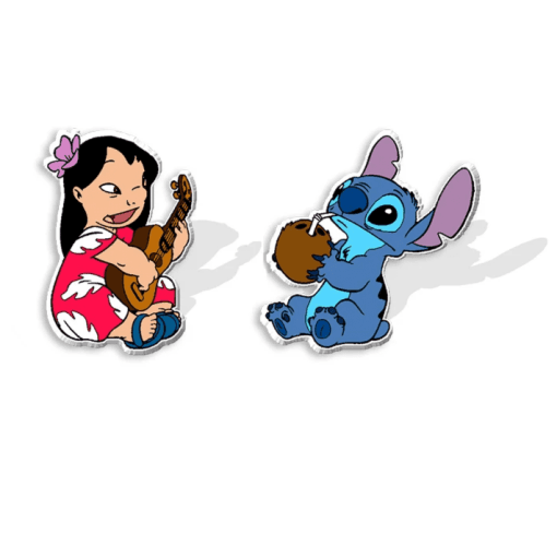 Boucles d'Oreilles Lilo et Stitch