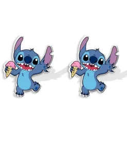 Boucles d'Oreilles Stitch Glace