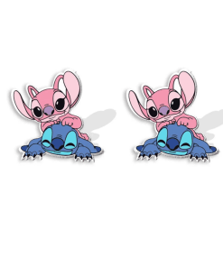 Boucles d'Oreilles Stitch et Angel