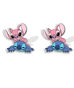 Boucles d'Oreilles Stitch et Angel