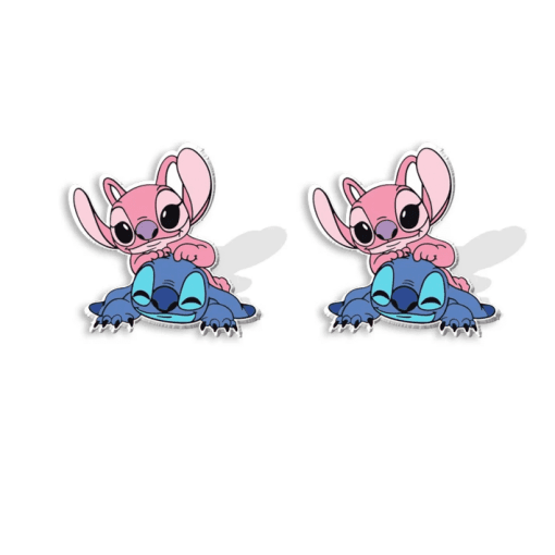 Boucles d'Oreilles Stitch et Angel