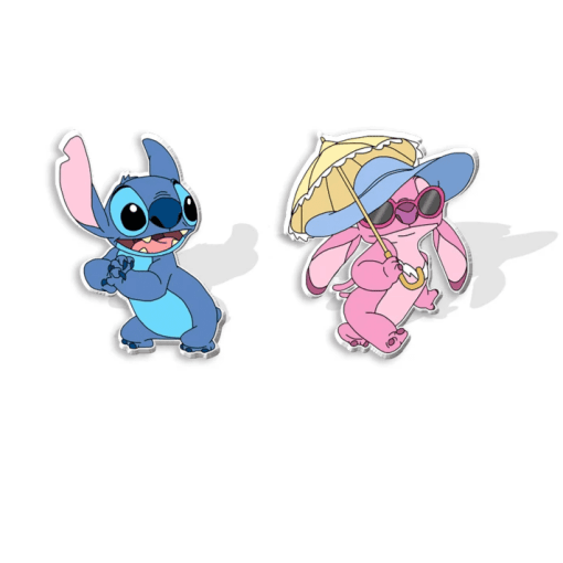 Boucles d'Oreilles Stitch et Angel