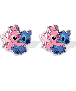 Boucles d'Oreilles Stitch et Angel