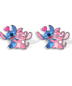 Boucles d'Oreilles Stitch et Angel