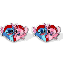 Boucles d'Oreilles Stitch et Angel