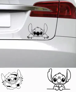 Autocollant Stitch Voiture
