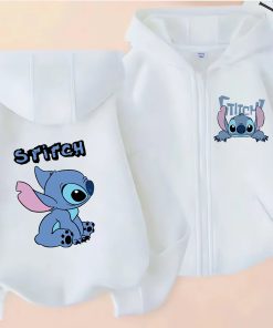 Gilet Stitch Fille blanc