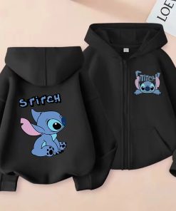 Gilet Stitch Fille noir