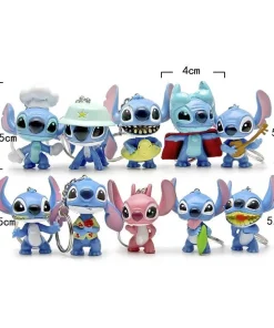 Lot Porte Clé Stitch