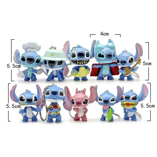 Lot Porte Clé Stitch