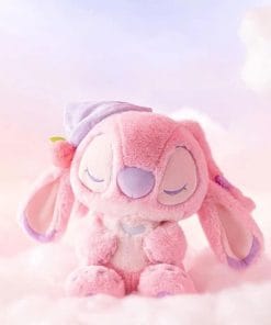 Peluche Stitch Rose Endormi