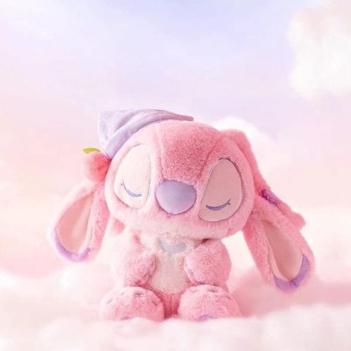 Peluche Stitch Rose Endormi