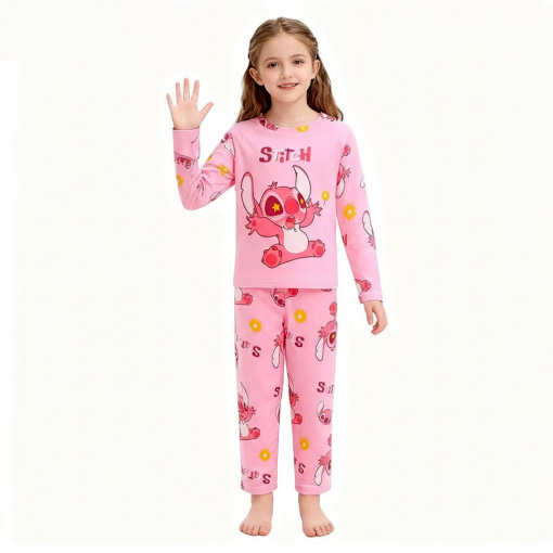 Pyjama Angel rose pour enfant