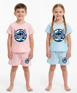 Pyjama Stitch Enfant Été pour garçon et fille