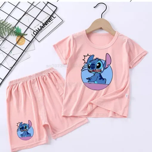 Pyjama Stitch Enfant Été