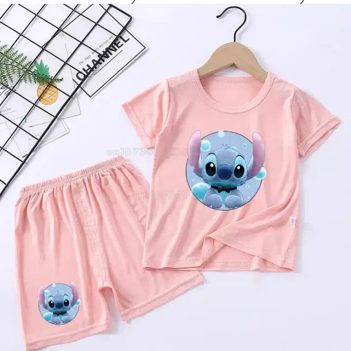 Pyjama Stitch Enfant Été