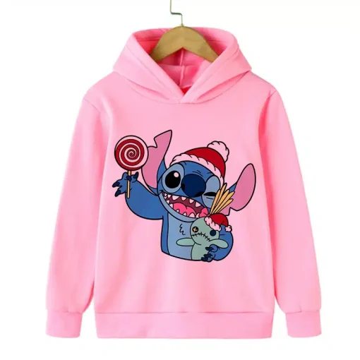Pull de Noël Stitch Fille