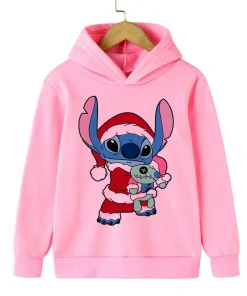 Pull de Noël Stitch Fille