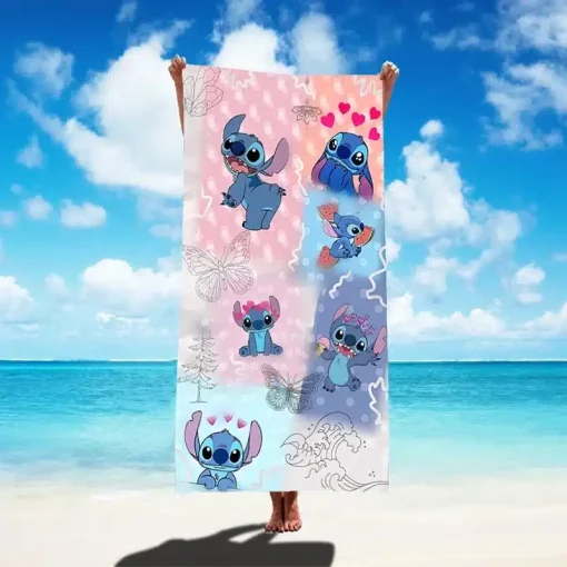 Serviette de Plage Stitch