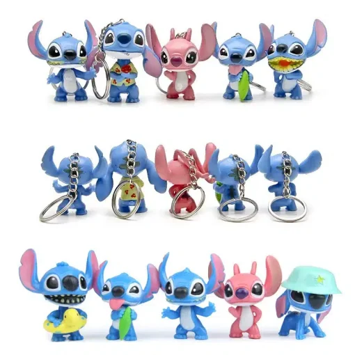 Lot Porte Clé Stitch
