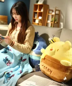 Stitch Coussin et Plaid