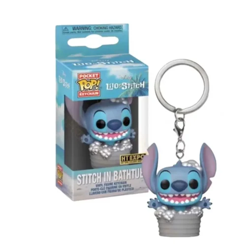 Stitch Bathtub Porte Clé Pop