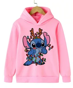 Pull de Noël Stitch Fille