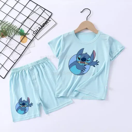 Pyjama Stitch Enfant Été