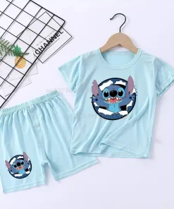Pyjama Stitch Enfant Été