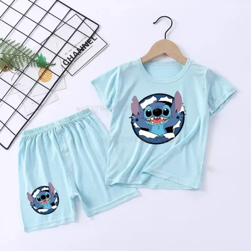 Pyjama Stitch Enfant Été