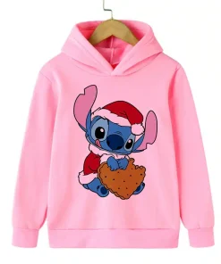 Pull de Noël Stitch Fille
