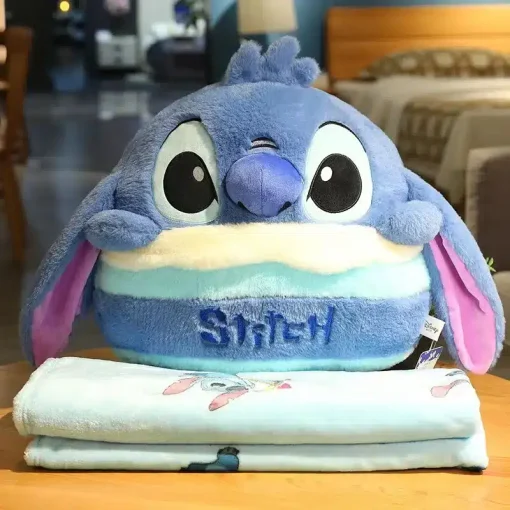 Stitch Coussin et Plaid