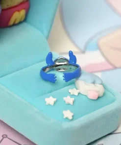 Bague Stitch Bleu