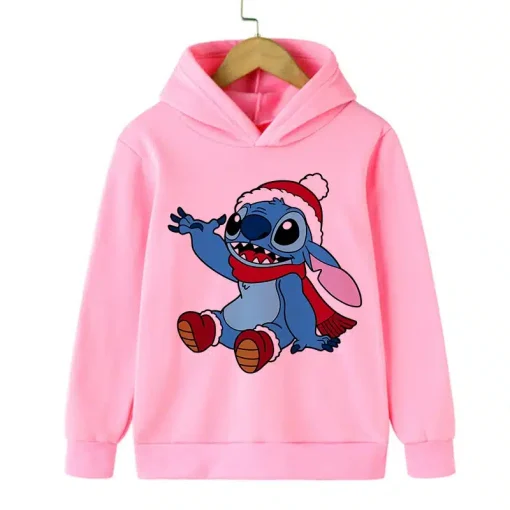 Pull de Noël Stitch Fille
