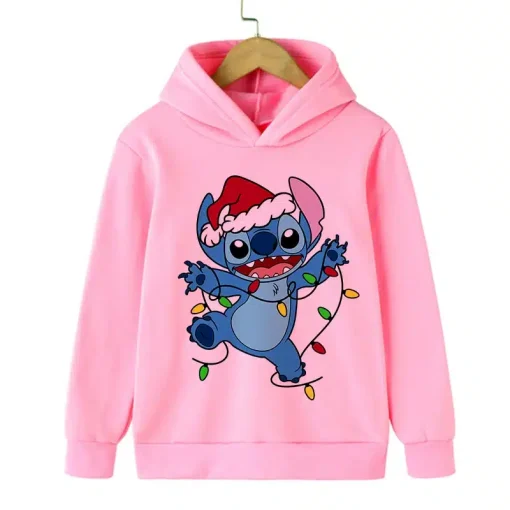 Pull de Noël Stitch Fille