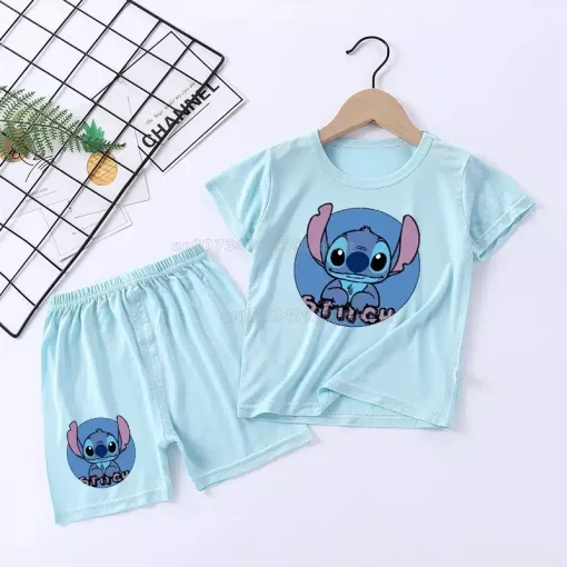 Pyjama Stitch Enfant Été