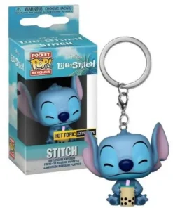 Stitch Bubble Tea Porte Clé Pop