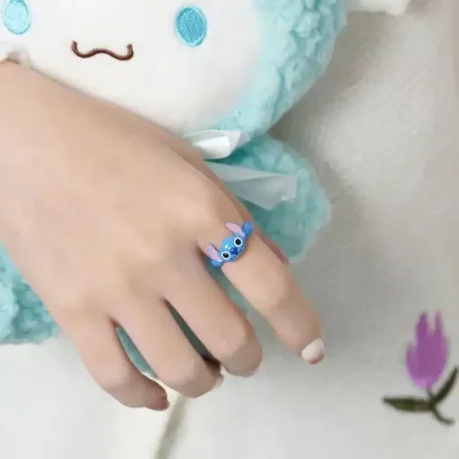 Bague Stitch Bleu